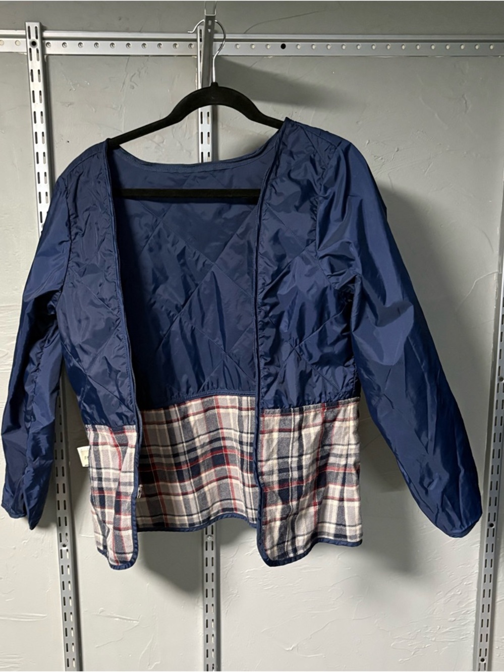 L.L. Bean Navy Hooded Utility Jacket - Picture 3 of 12